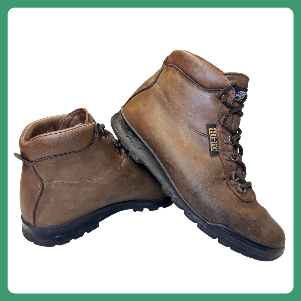 Vasque Skywalk Hiking Boots Women 9.5 Brown Leather Gore-Tex Waterproof Vintage